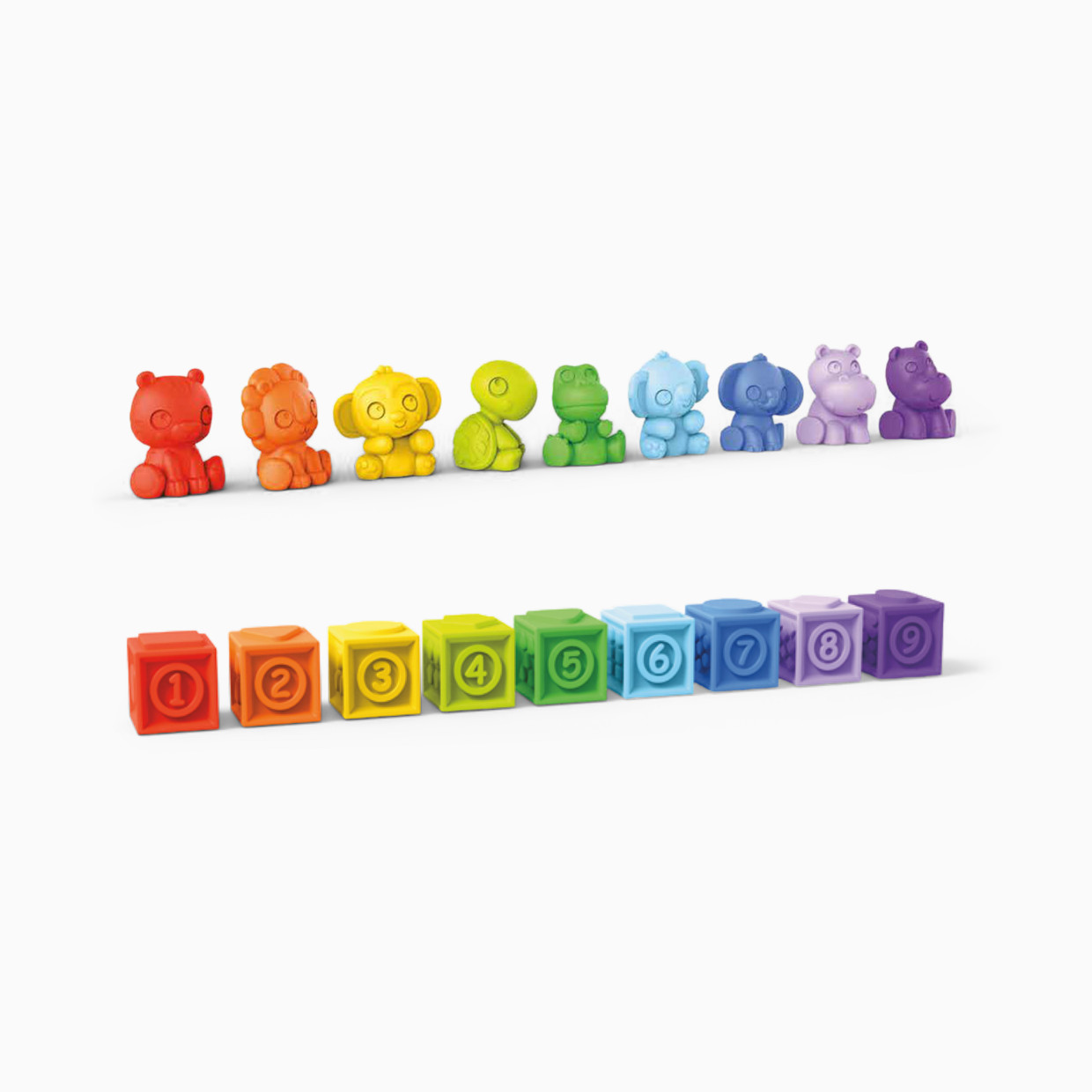 Baby Einstein Bright Starts Cubes & Cuties 18-Piece Gift Set - Multicolor.