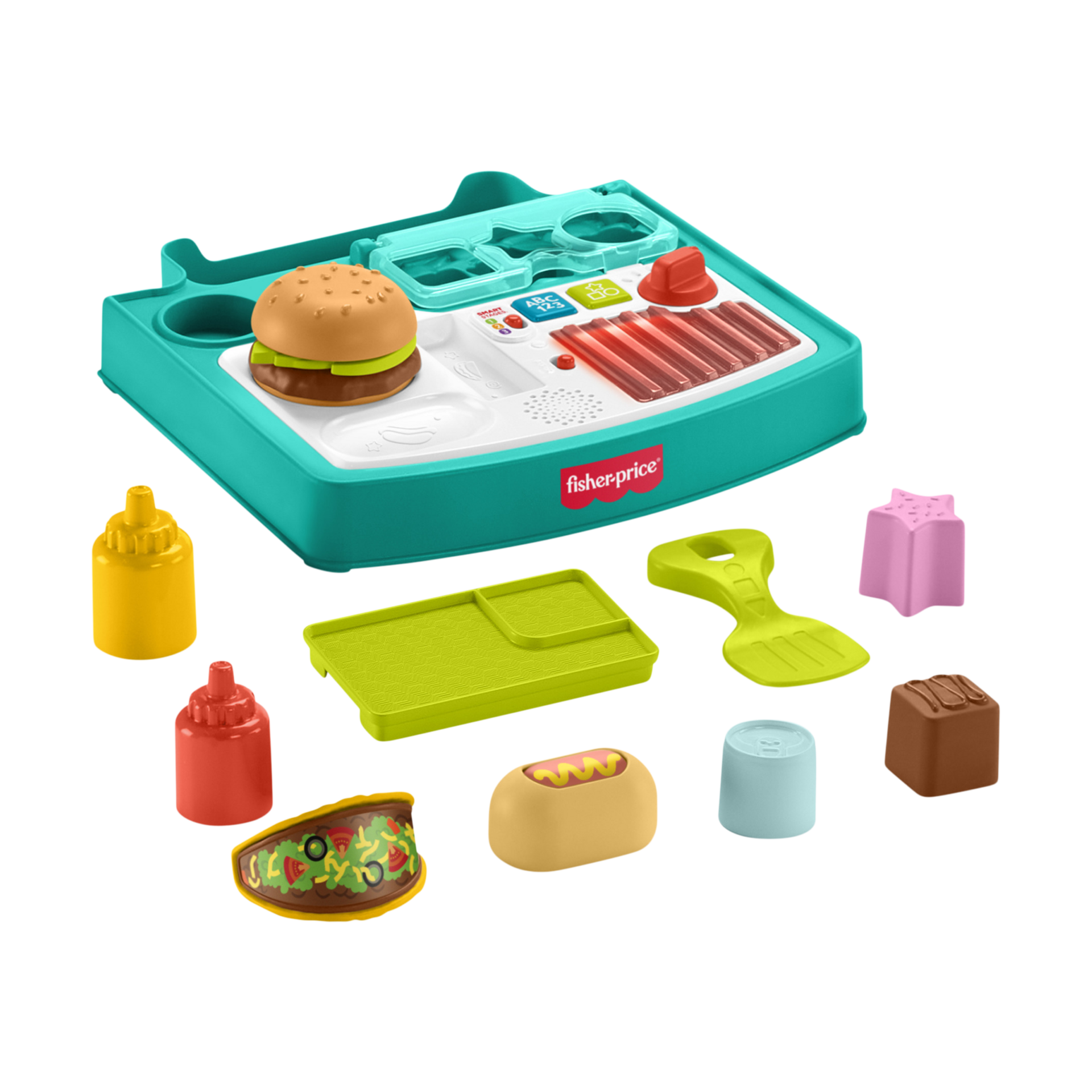 Fisher-Price Laugh & Learn 4-in-1 Snack Cart Deluxe Walker.