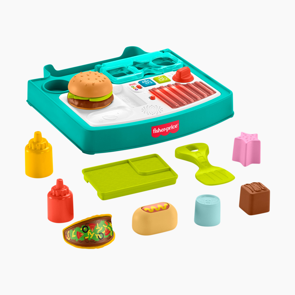 Fisher-Price Laugh & Learn 4-in-1 Snack Cart Deluxe Walker.