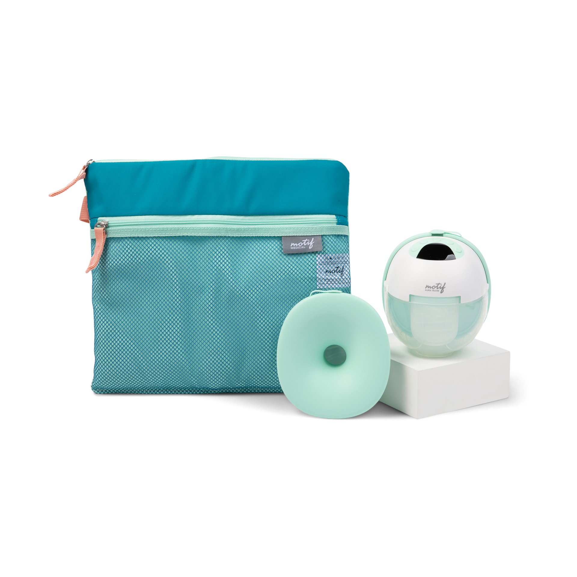 Motif Medical Aura Glow Wearable Breast Pump.