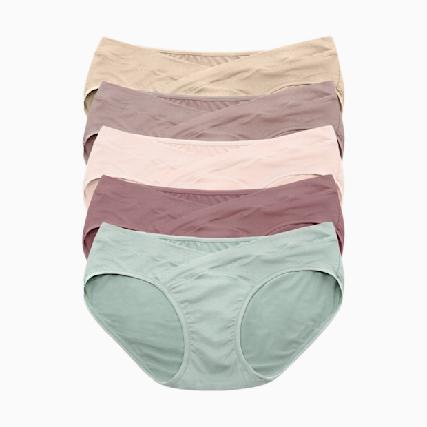 Kindred Bravely Under-the-Bump Maternity Bikini Underwear (5-Pack).