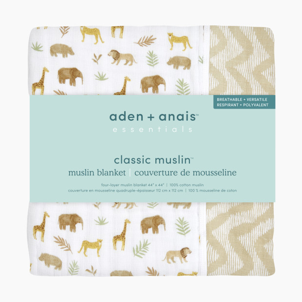 Aden + Anais Essentials Cotton Muslin Dream Blanket - Tanzania.