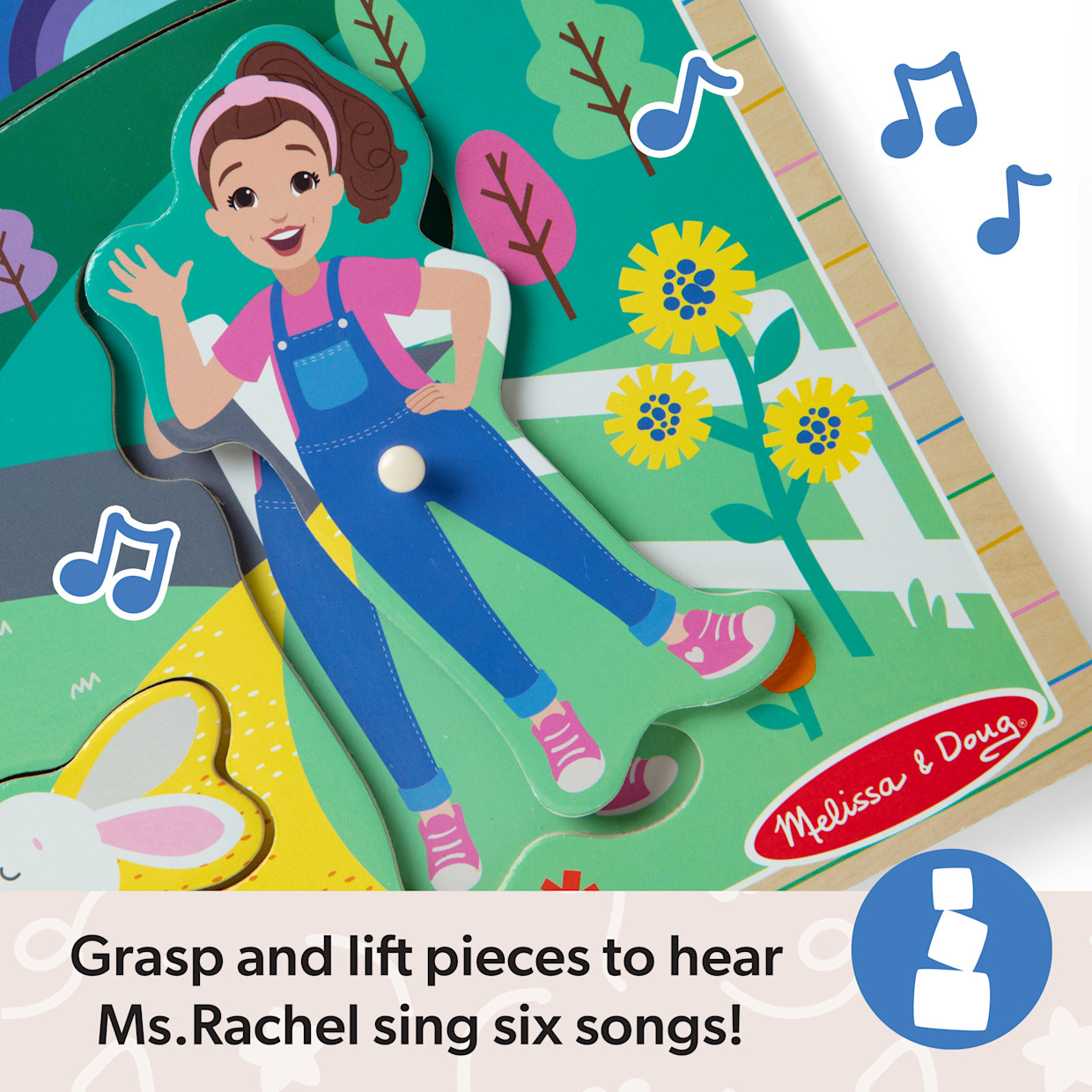 Melissa & Doug Ms. Rachel Sound Puzzle.