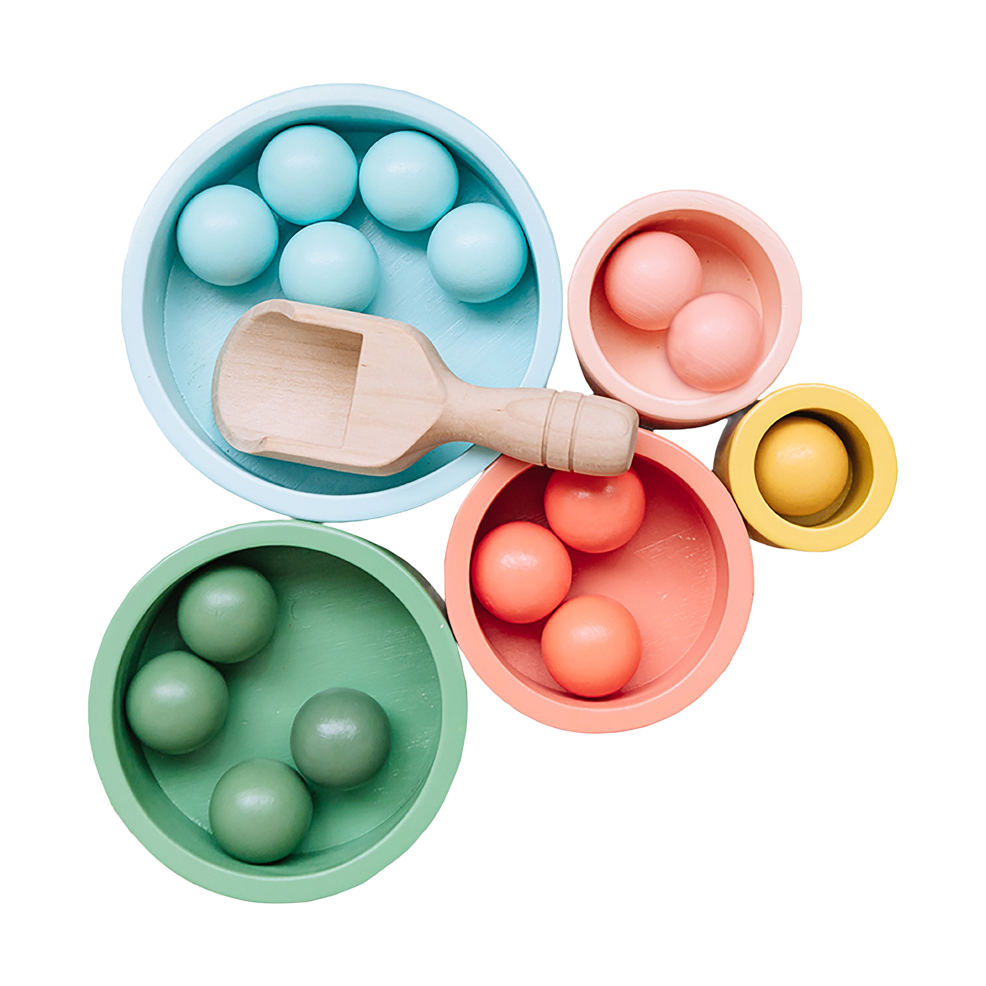 Wonder & Wise Mixing, Matching, Nesting, Stacking Wooden Toys.