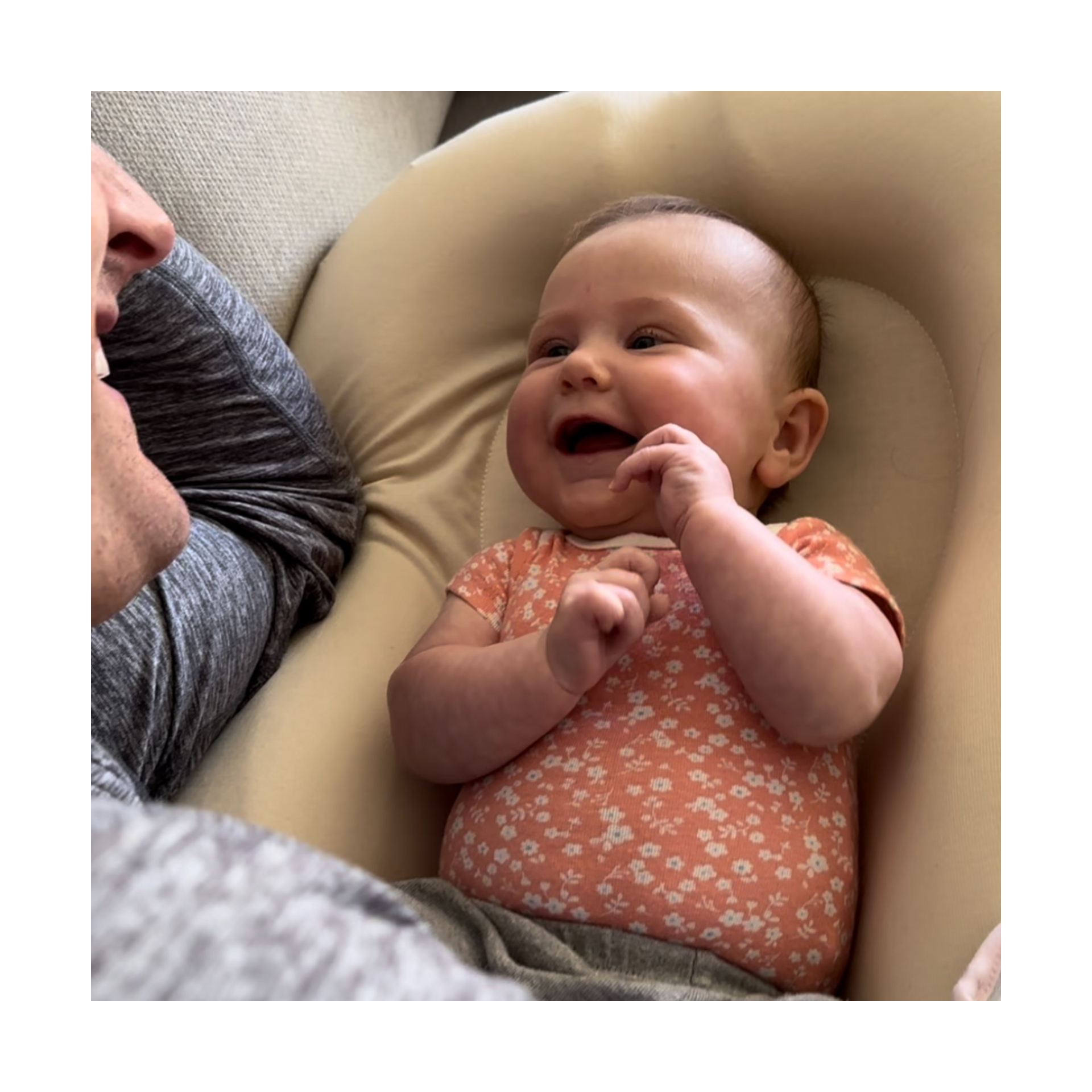 Rahoo Baby Learn & Lounge Cover - Birch.