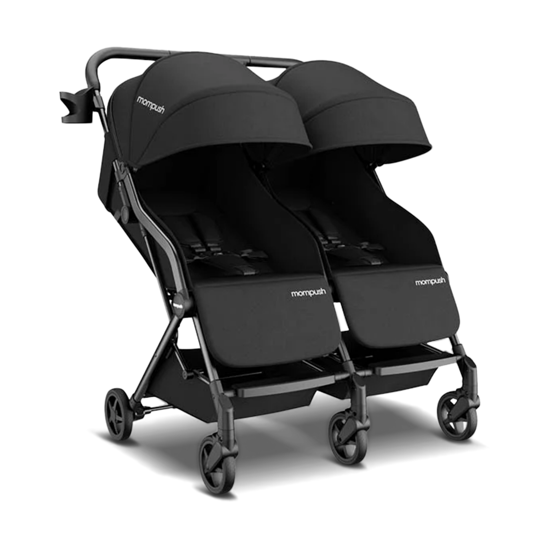 Mompush Lithe Double Stroller.