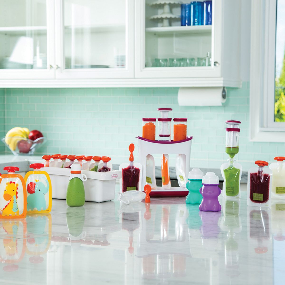 Infantino Squeeze Station Starter Pack Bundle.