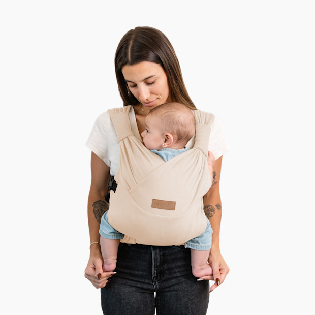 Moby Duet Hybrid Buckle Wrap Carrier - Feather.