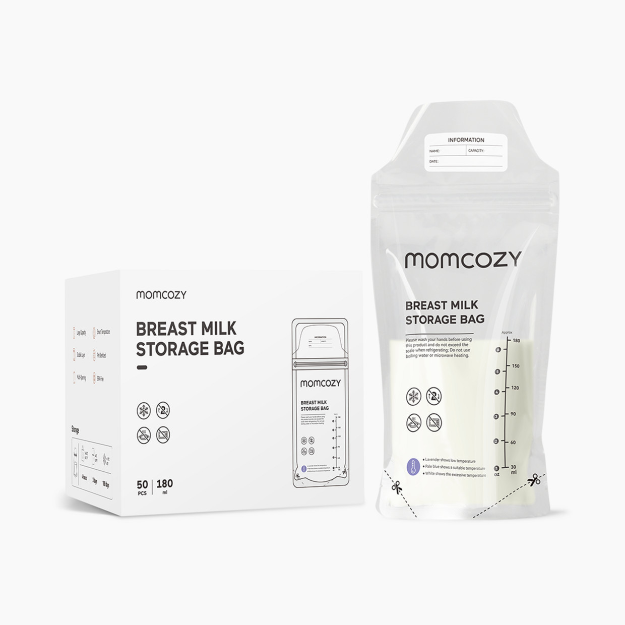 S12 Double Wearable Pump and 120 Count Breastmilk Storage Bags
