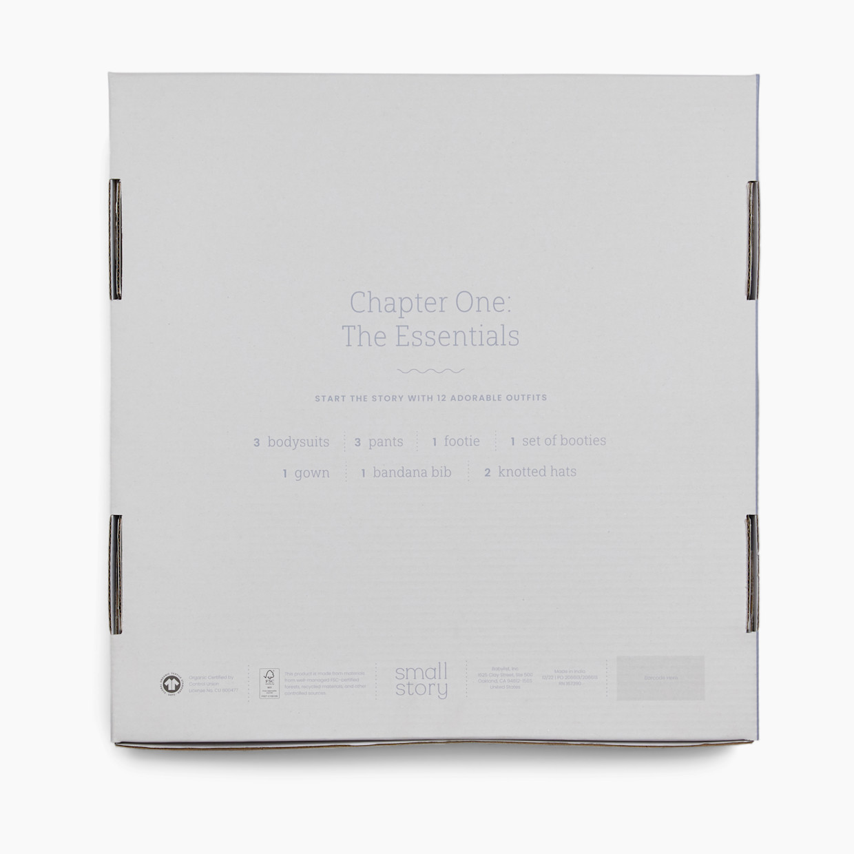 Small Story 12-Piece Essentials Layette Set - Bear Hugs, 0-3 M.