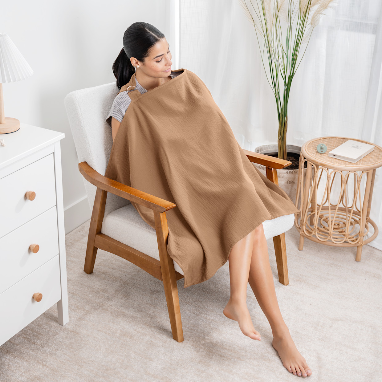 Muslin Nursing Cover.