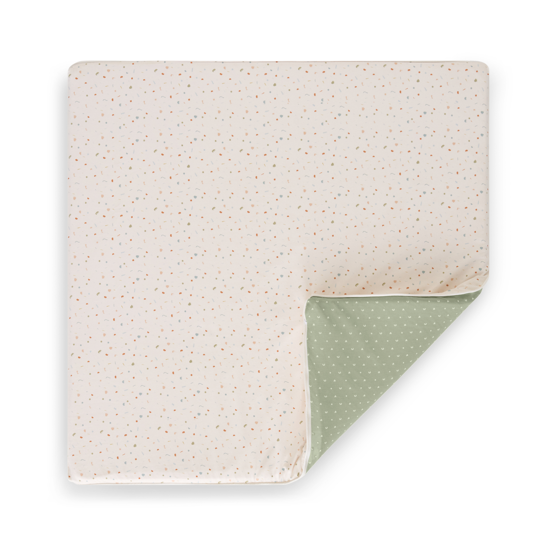 Piccalio Play Mat - Abstract (Multi) / Rainbow (Sage).