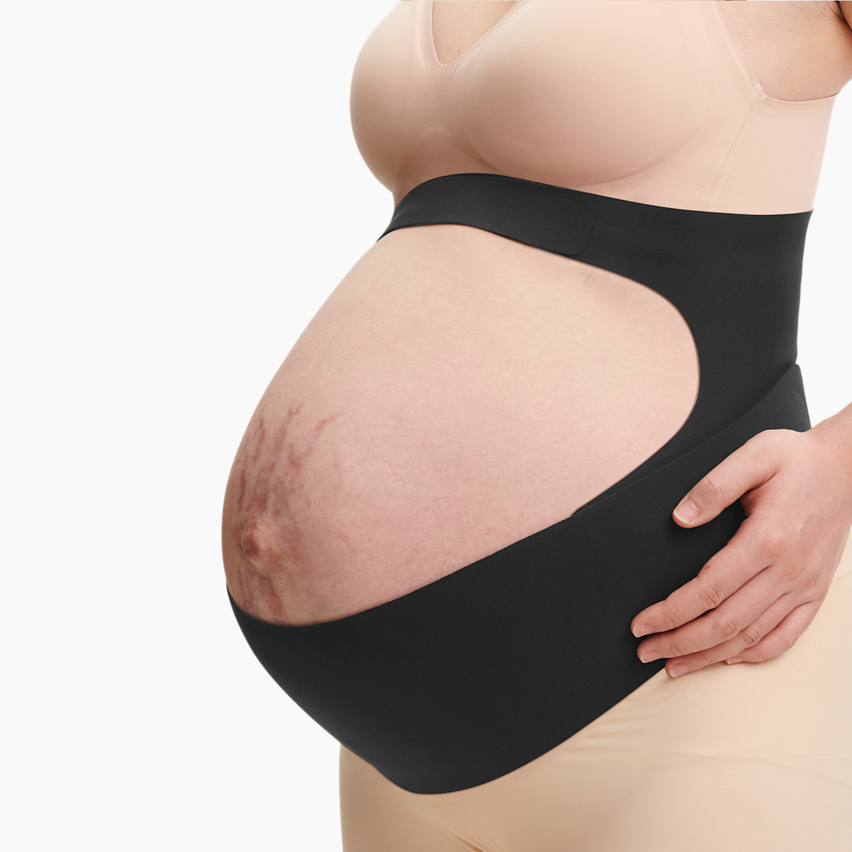 Momcozy Ergonest Maternity Belly Band - Black, M.