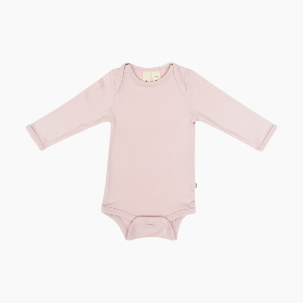 Kyte Baby Long Sleeve Bodysuit - Blush, Newborn.
