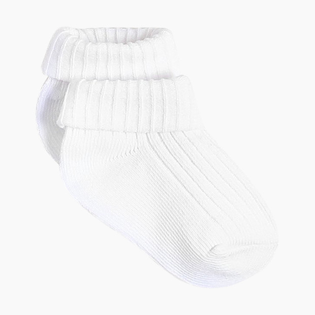 Snugabye Infant Turn Cuff Sock (4 Pack) - Pink Multi, 0-12 Months.