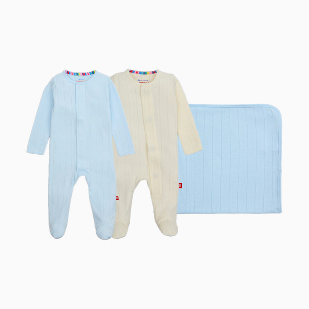 Pointelle Organic Magnetic 3 Piece Gift Set.