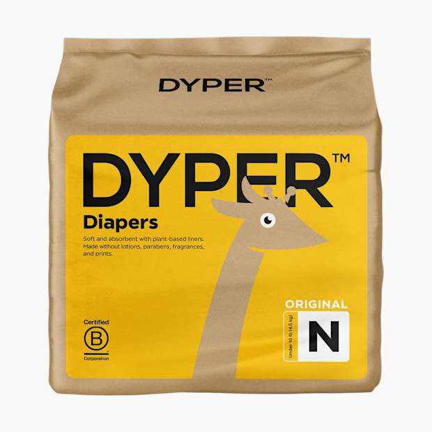 DYPER Simply Kind Diapers - Single Pack - Newborn, 34 Count