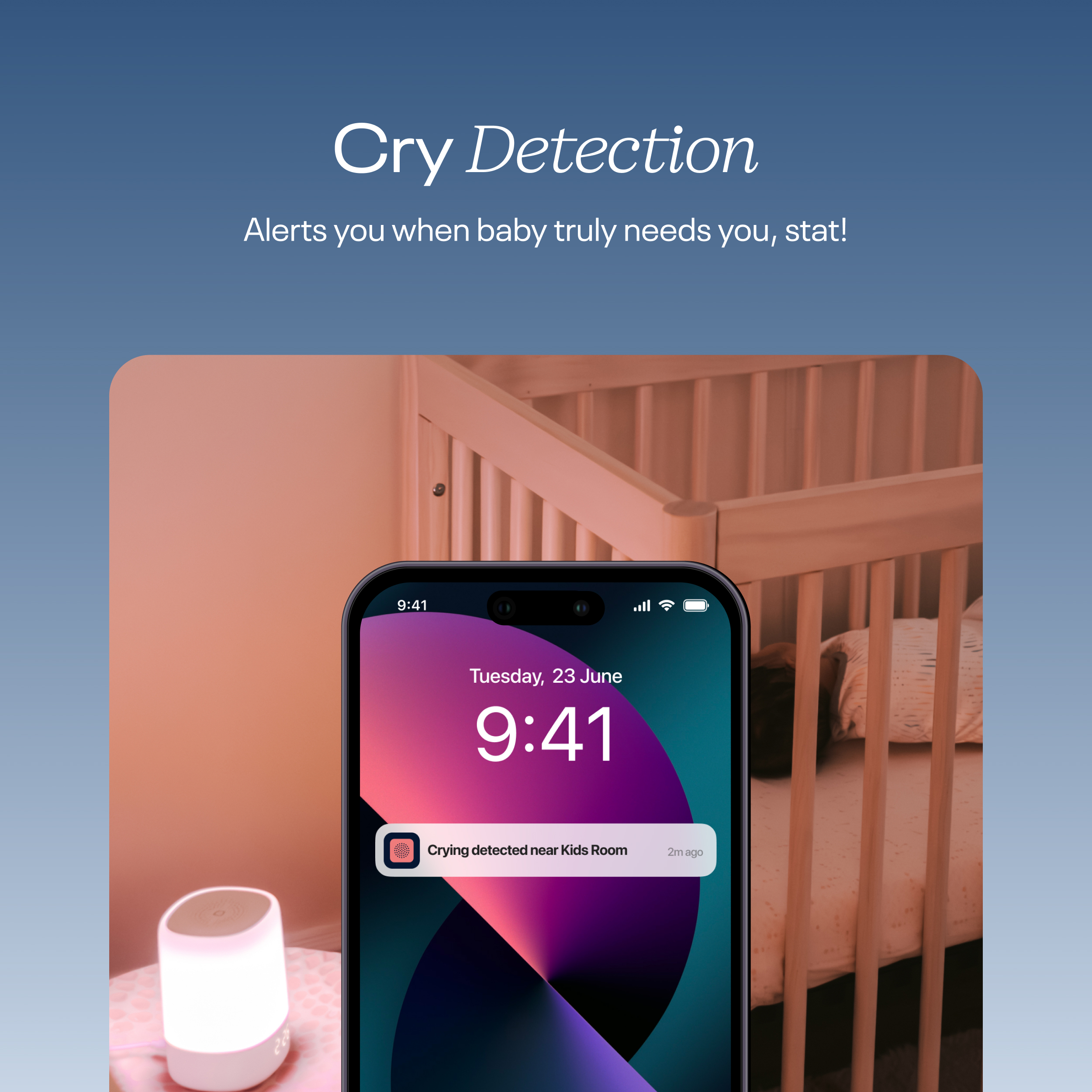 Nanit Sound Machine and Night Light White Babylist Shop