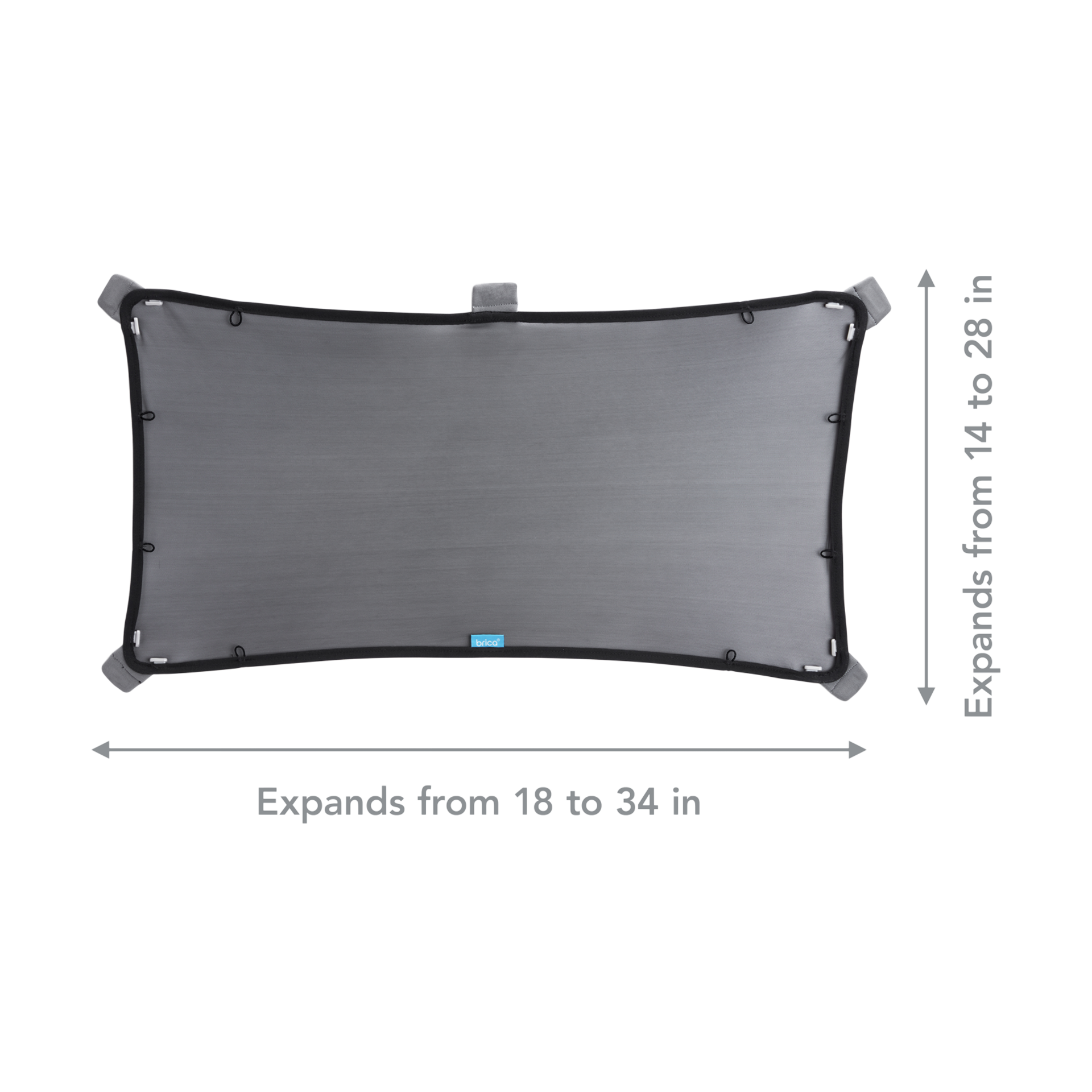 Munchkin Magnetic Stretch to Fit Car Sun Shade - 2 Pack.