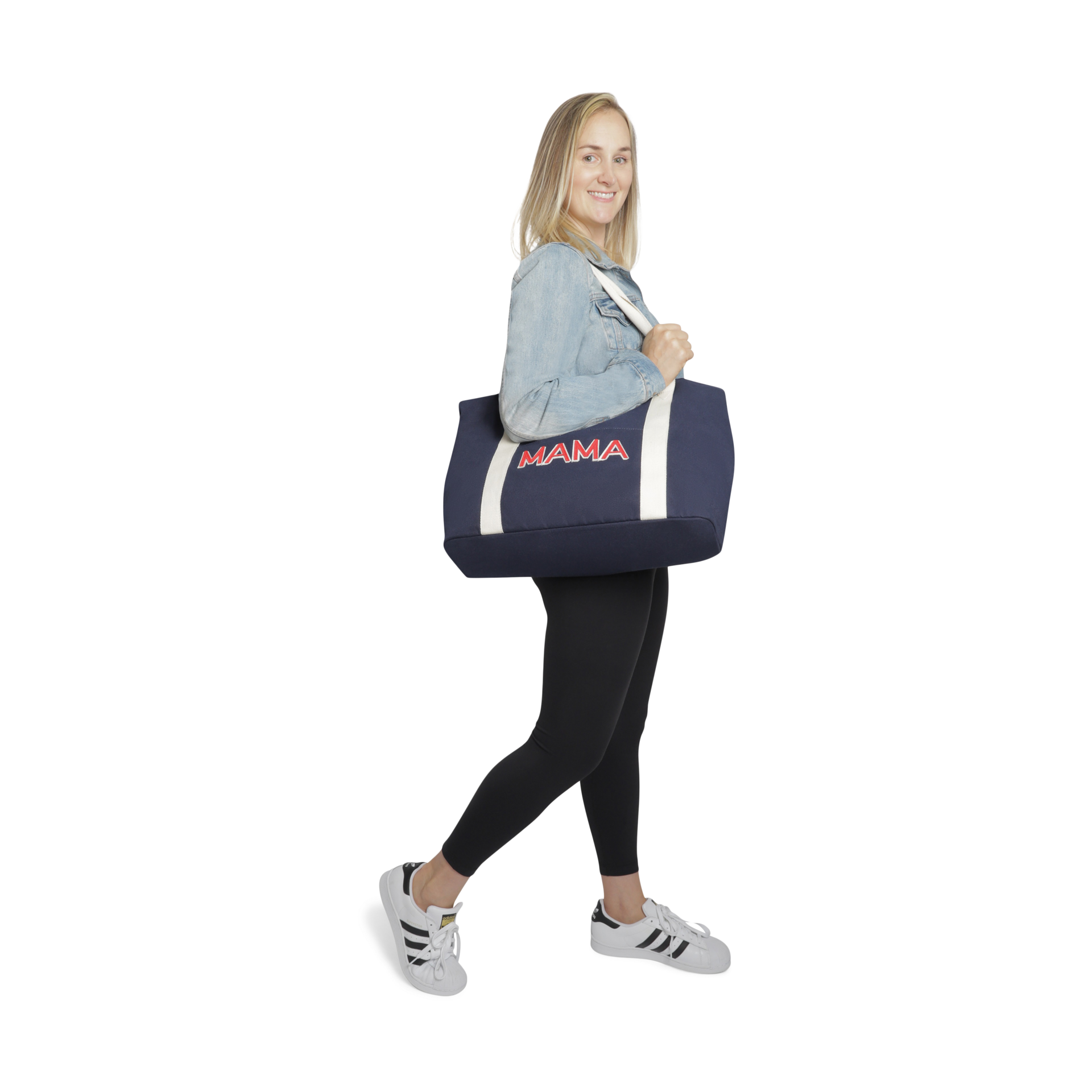 Ingrid and Isabel Mama Weekender Bag - Navy, One Size.