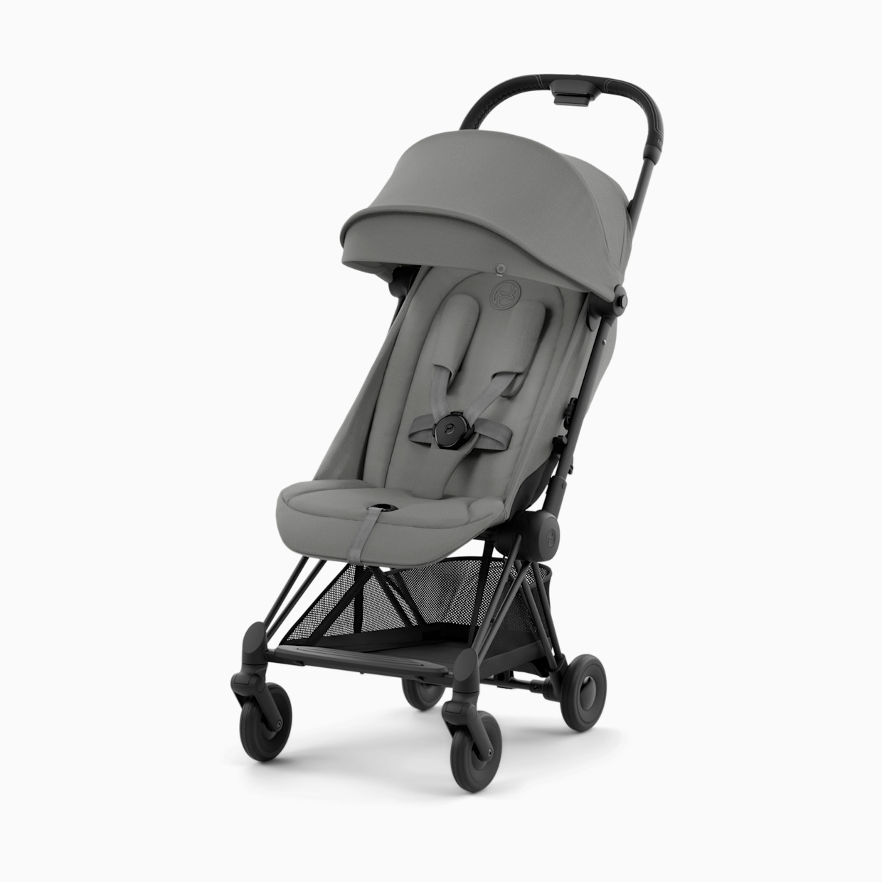 Cybex COYA Compact Lightweight Stroller - Matte Black/Mirage Grey.