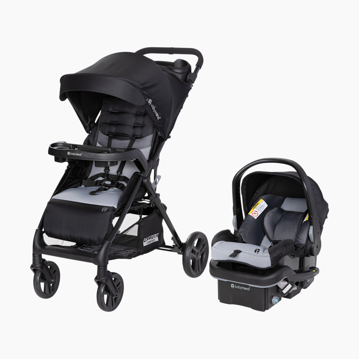 Baby Trend Passport Carriage Stroller Travel System Dash Black Babylist Shop