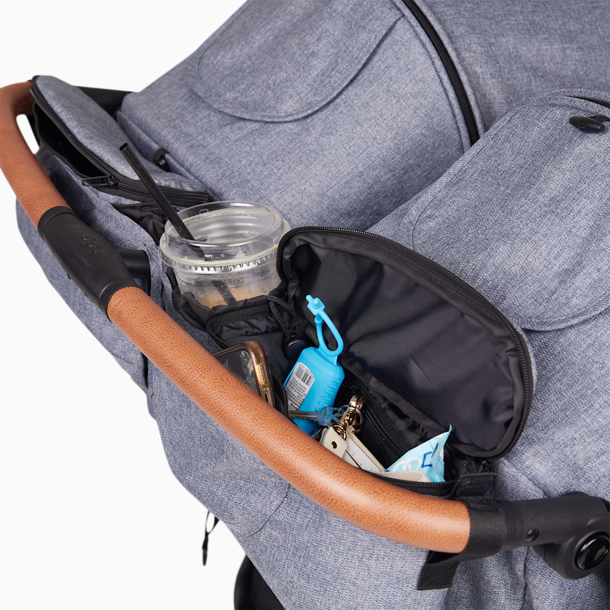 Zoe Double Stroller Organizer - Ocean.