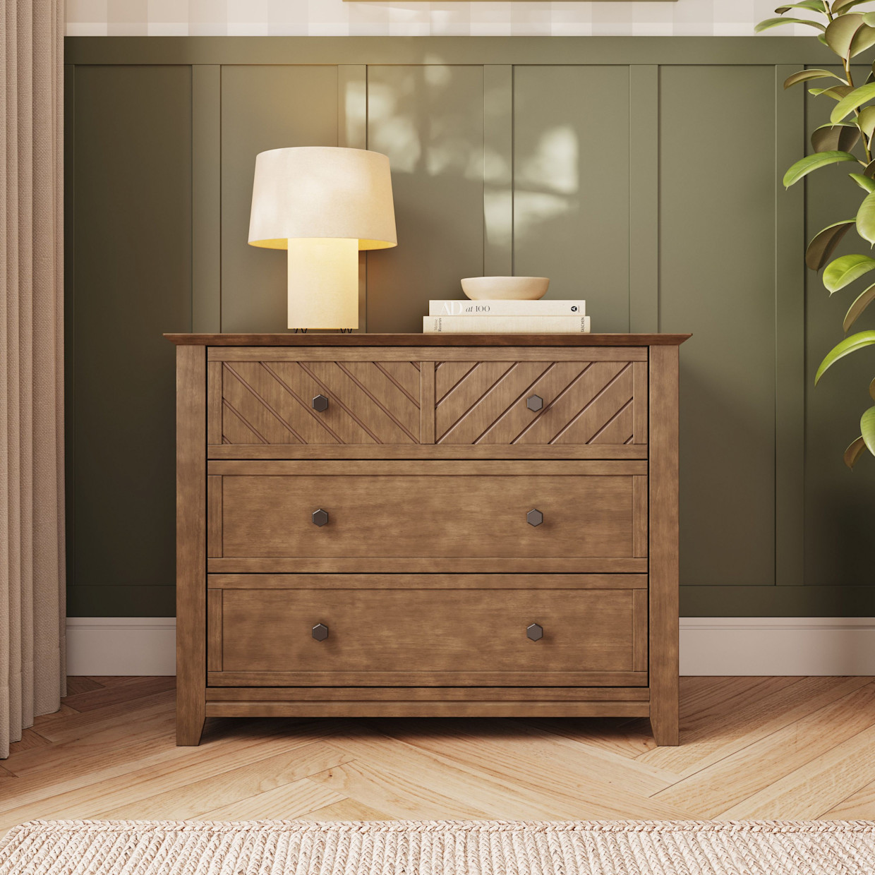 Child Craft Atwood 3-Drawer Dresser - Cocoa Bean.