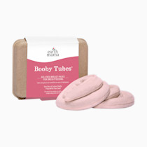 Earth Mama Booby Tubes | Gel-Free Hot & Cold Compress Nursing Packs for Breastfeeding & Tender Breasts, 4.2-Ounce