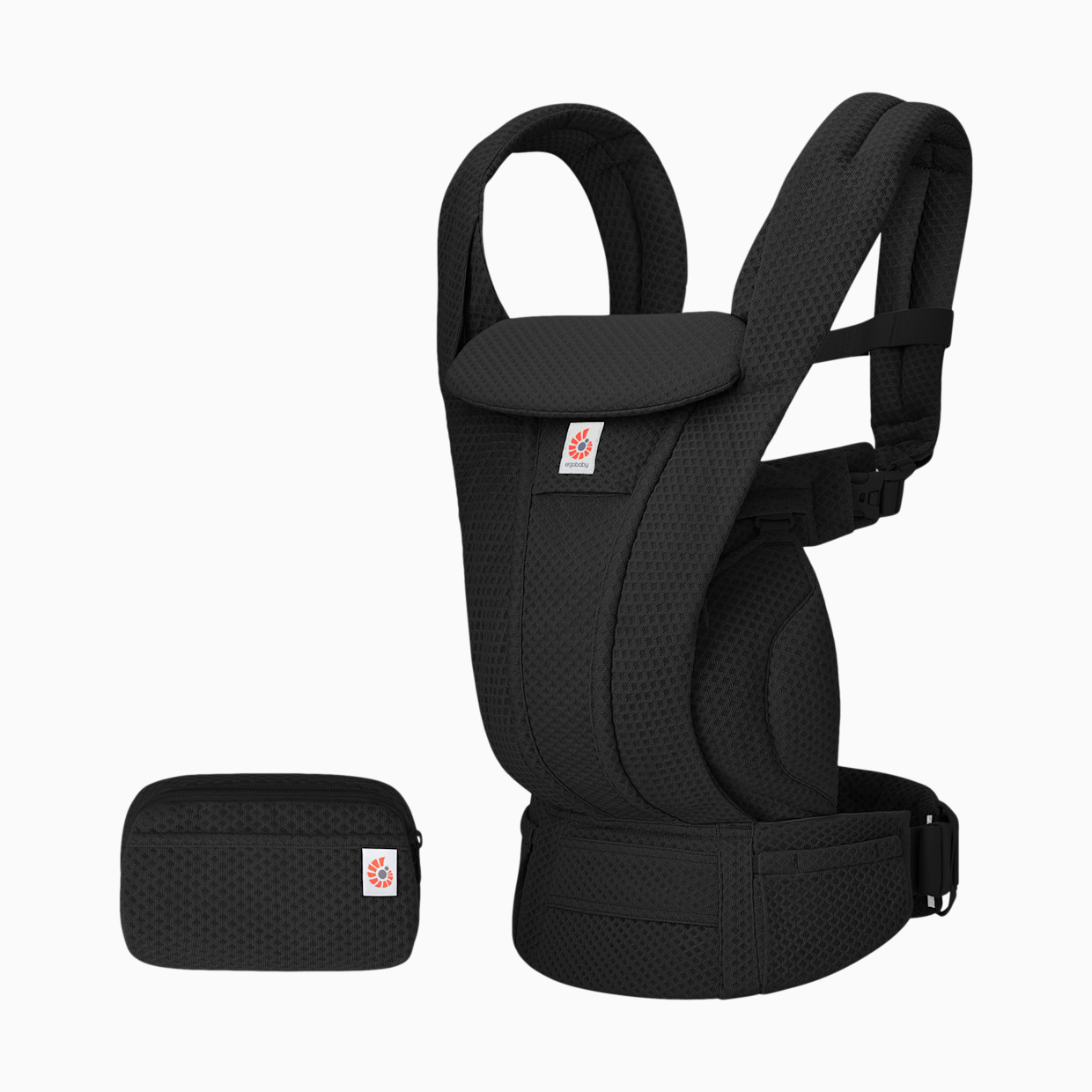 Ergobaby Omni Deluxe Carrier - Onyx Black Mesh.