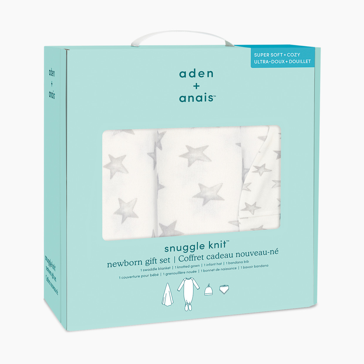Aden + Anais Snuggle Knit Newborn Gift Set - Star.