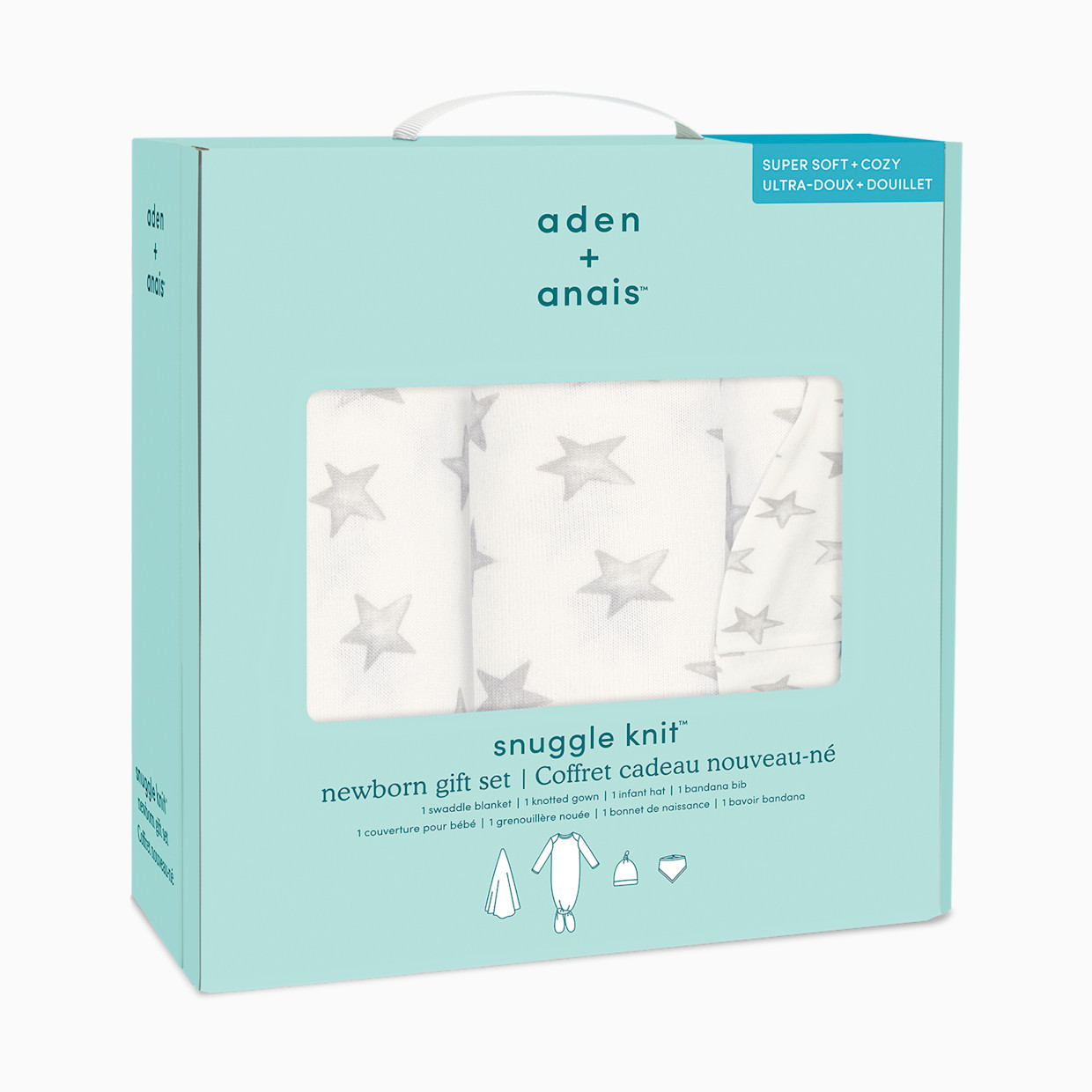 Aden + Anais Snuggle Knit Newborn Gift Set - Star.