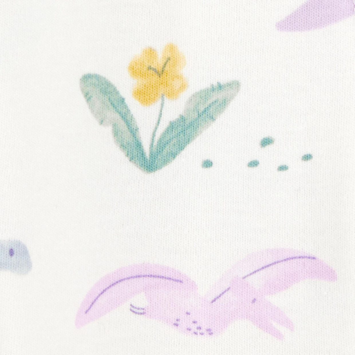 Carter's 2-Way Zip Cotton Sleep & Play Pajamas - Floral, Nb.