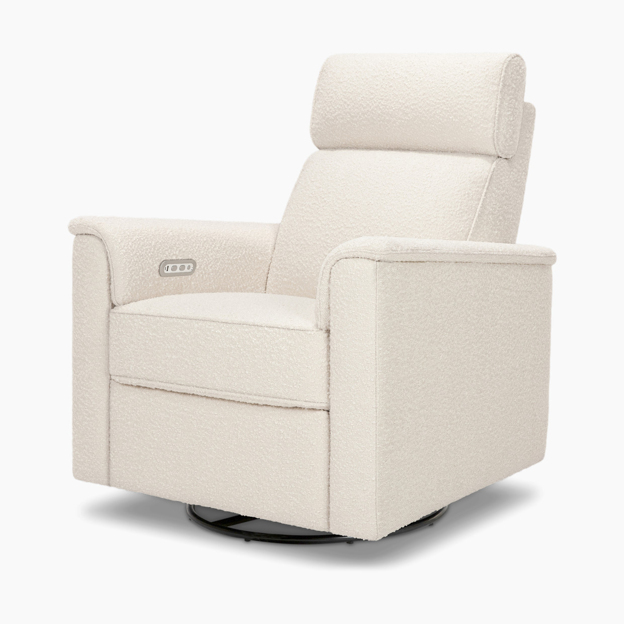 Namesake Willa Plus Power Glider Recliner w/ Power Headrest - Performance Ivory Boucle.