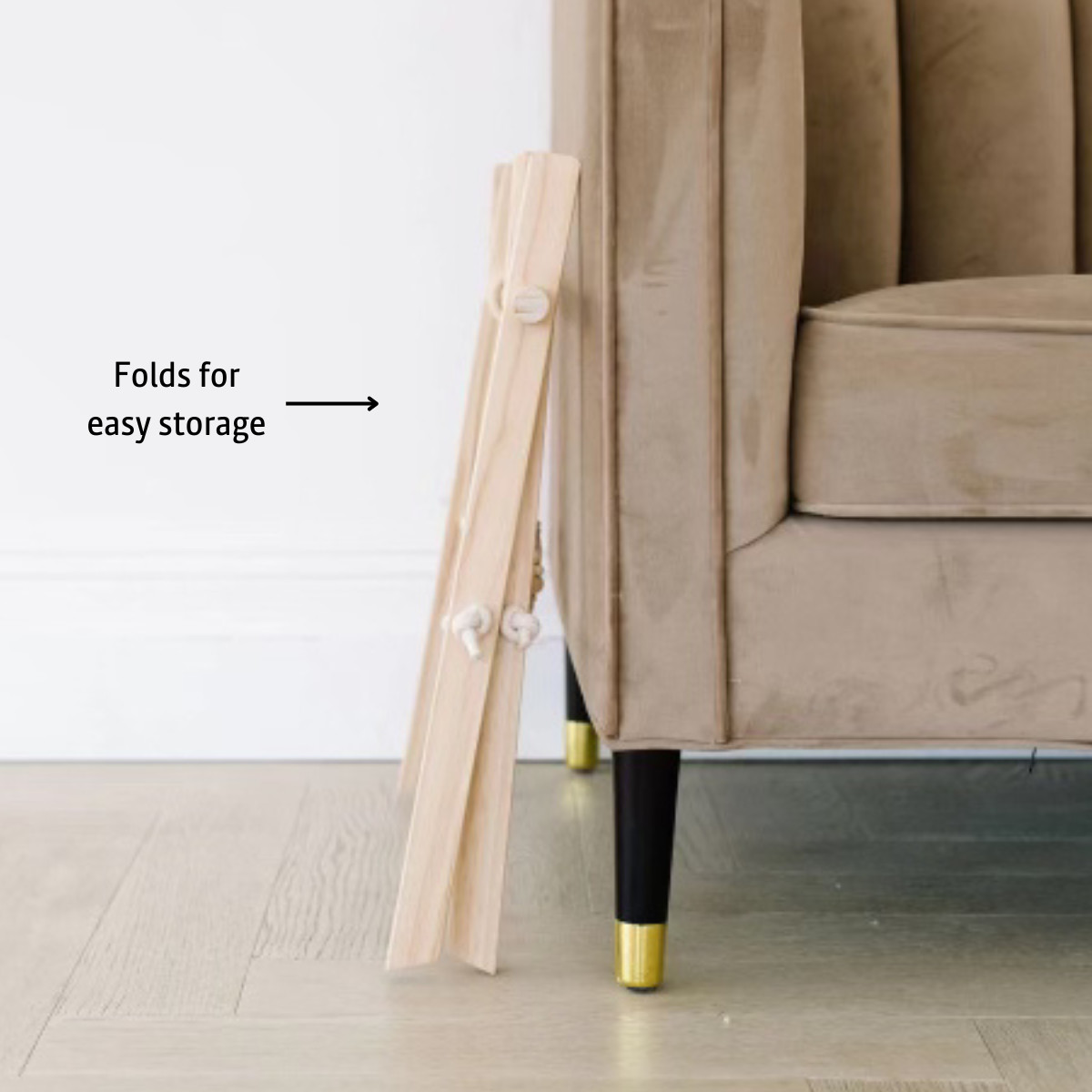 Poppyseed Play Wooden Baby Gym - Black Toys.