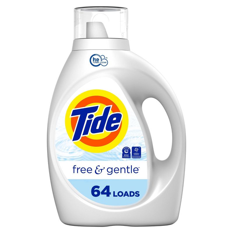 Tide Free & Gentle HE-Compatible Liquid Laundry Detergent Soap