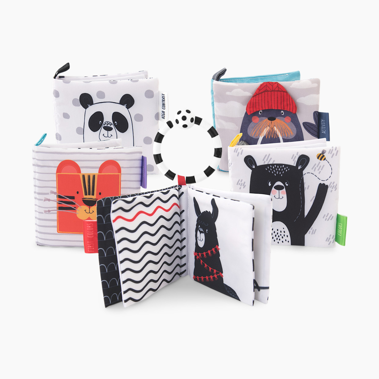 Sassy Smart Stages Soft Book Set.