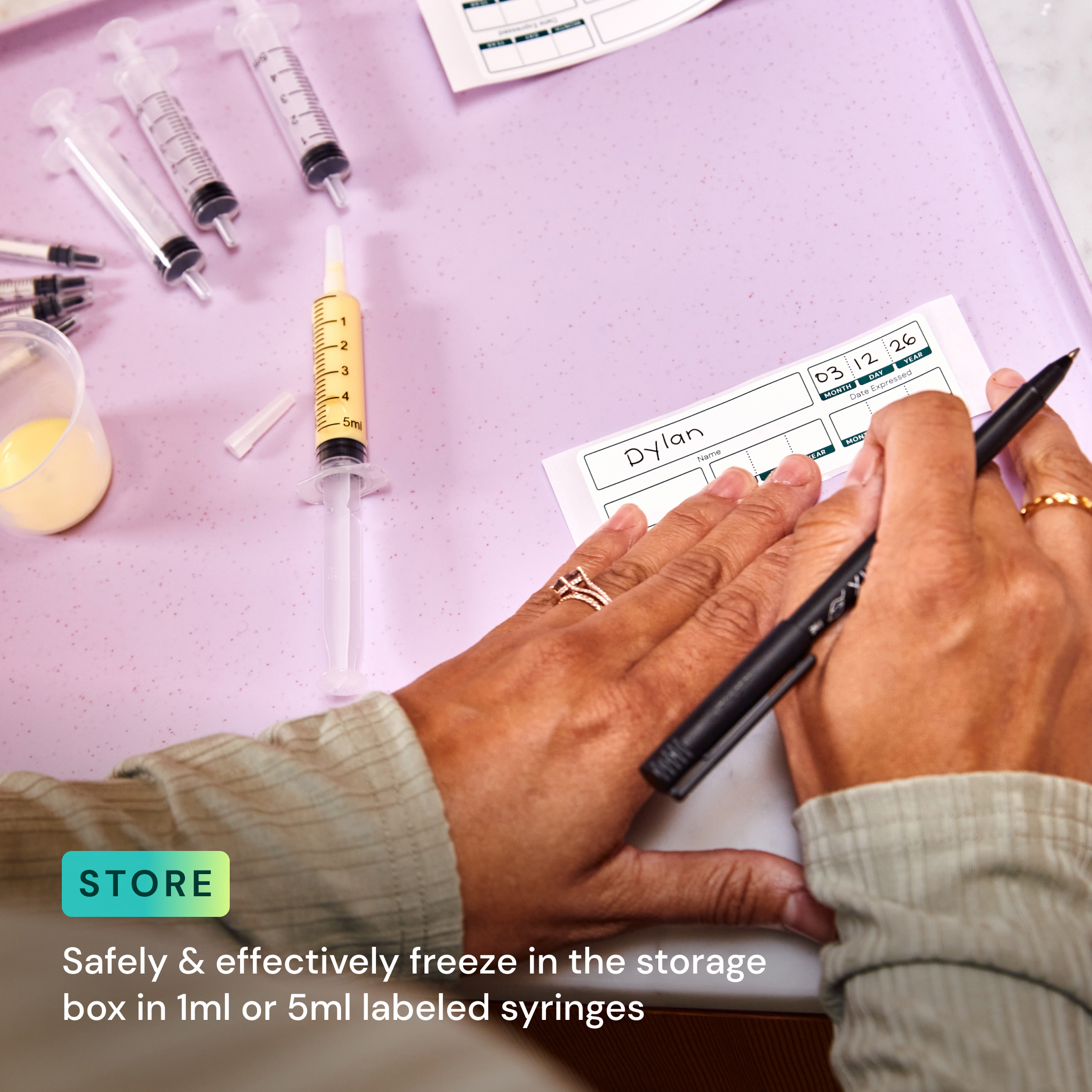 Willow Colostrum Collection Kit - Clear.