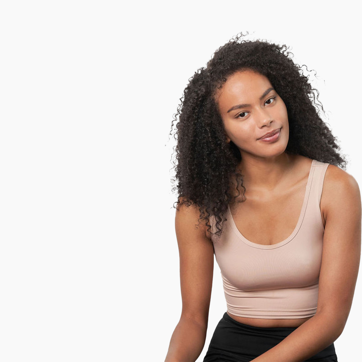 Larken Larken X Nursing + Hands-Free Pumping Bra - Sand, L.