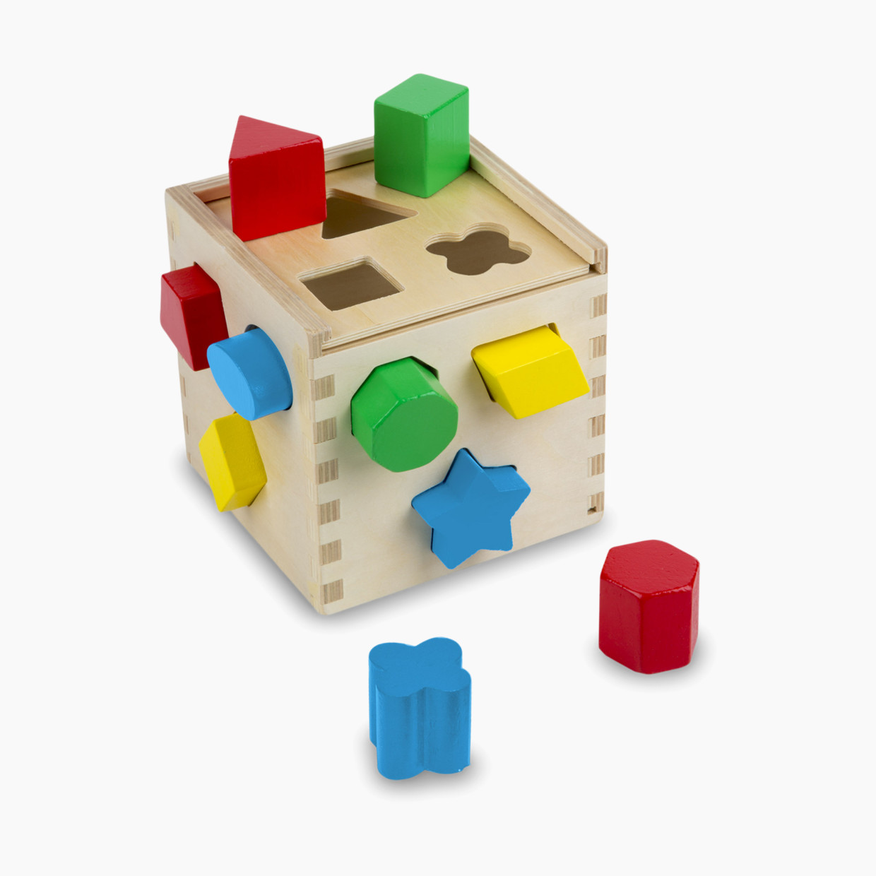 Melissa & Doug Shape Sorting Cube Classic Toy.