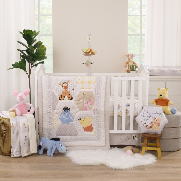 NoJo Baby Nursery Musical Mobile - Winnie The Pooh Hugs And Honeycombs.
