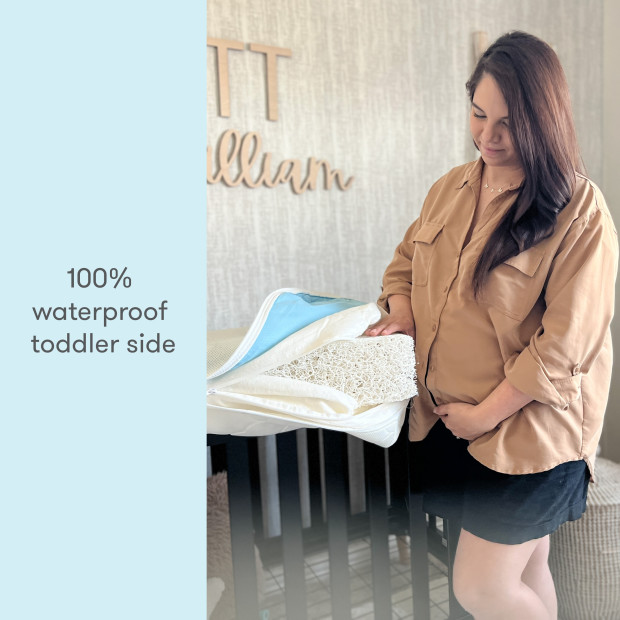 Newton Baby Extra Waterproof Crib Mattress Cover - White.