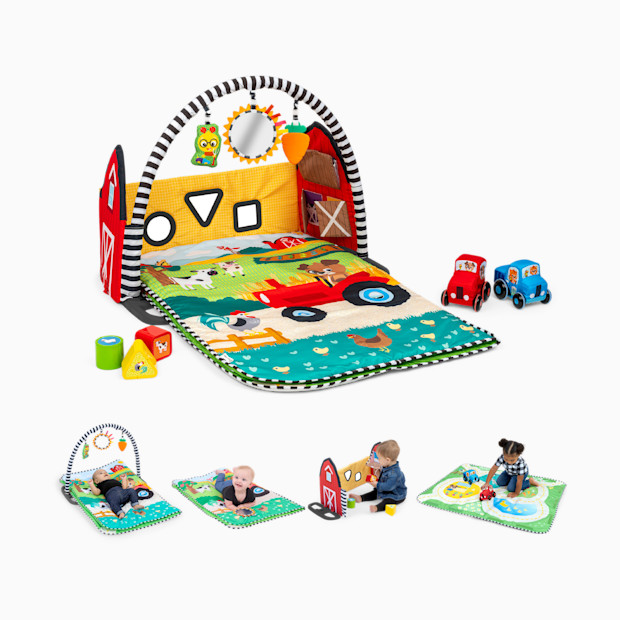 Baby Einstein Farm Explorers Busy Barnyard Grow With Me Activity Gym.
