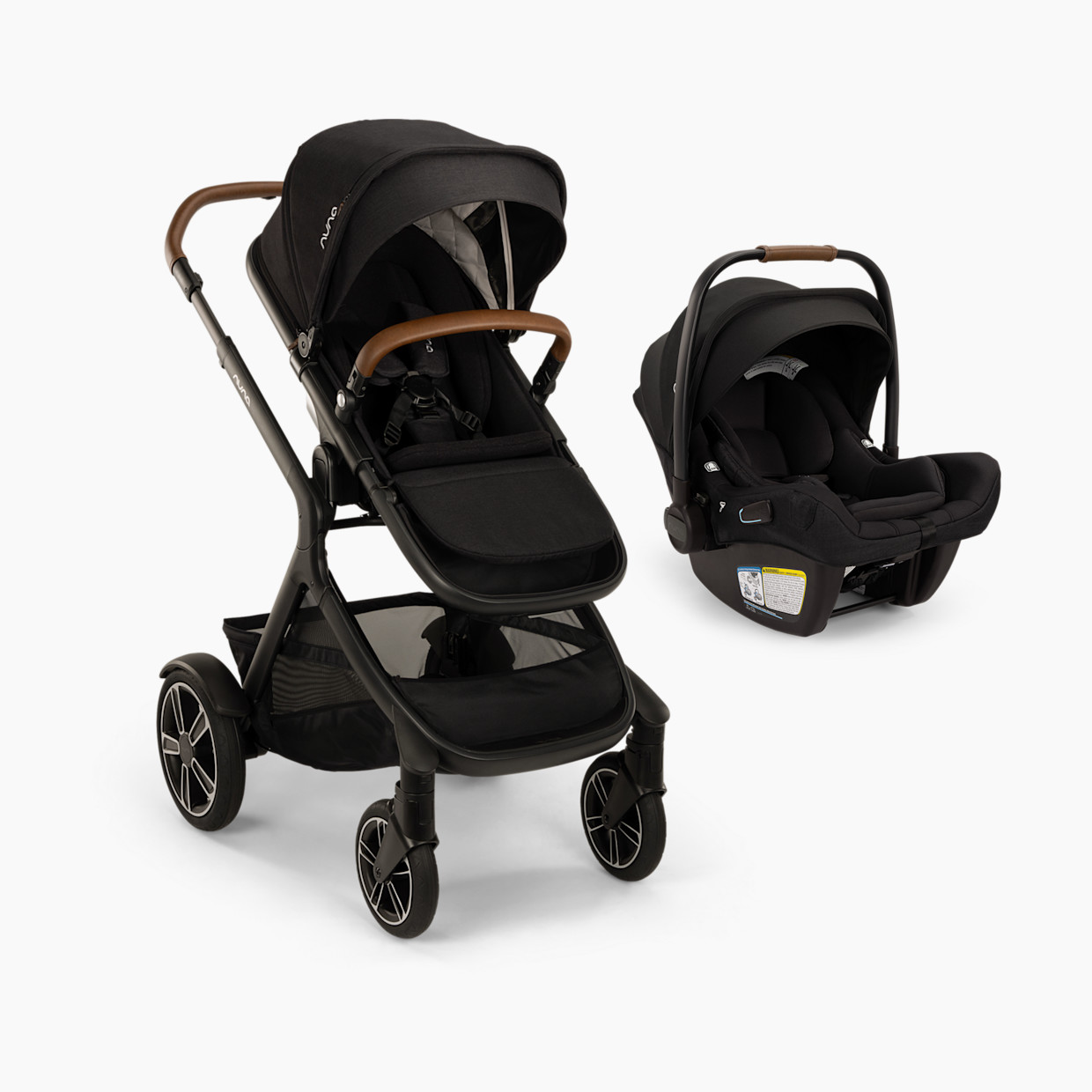 Nuna PIPA aire rx & DEMI next Travel System - Caviar.