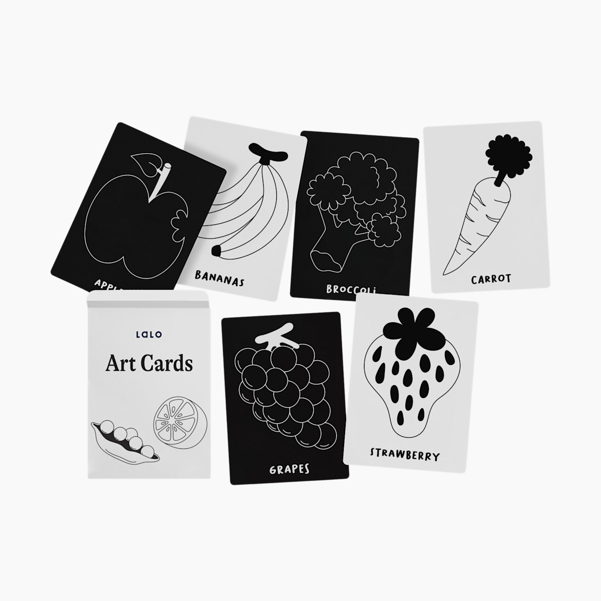 Lalo Art Cards - Fruits & Veggies.