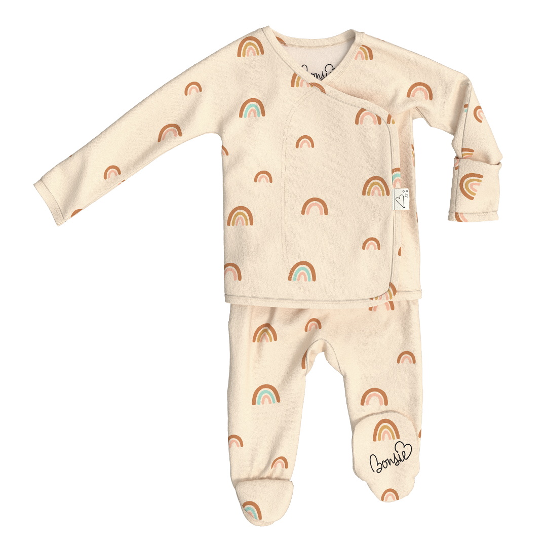 Bonsie Little Wishes Skin to Skin Footie.