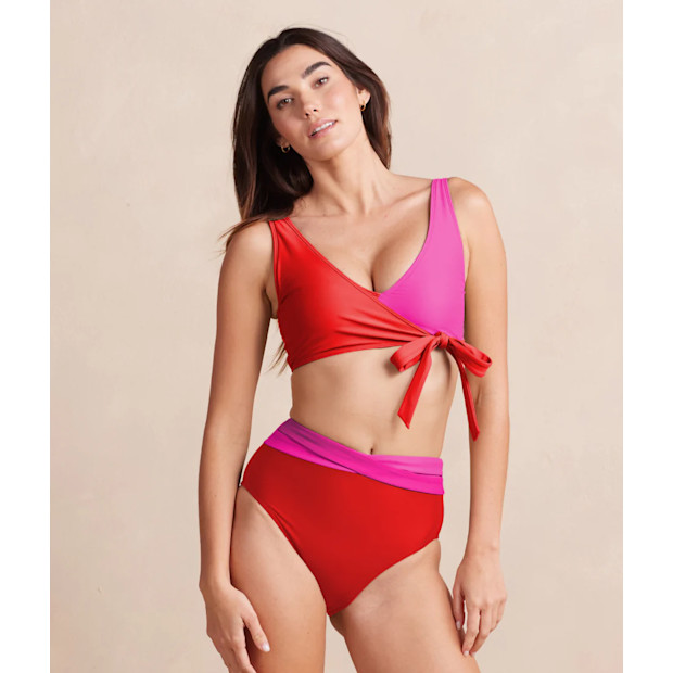 Summersalt The Wrap High Leg High Rise Bikini Bottom.