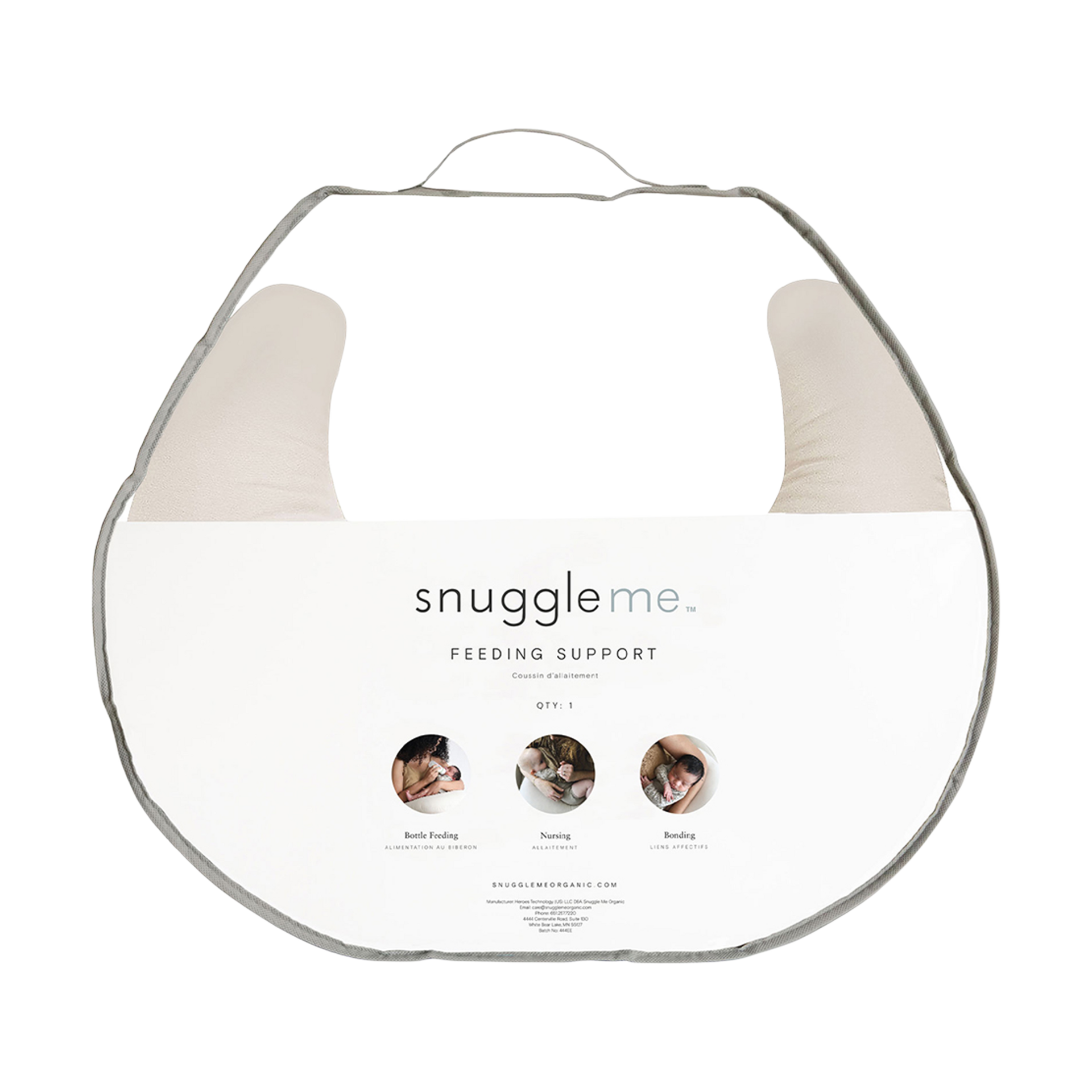 Snuggle Me Organic Feeding Support - Natural.