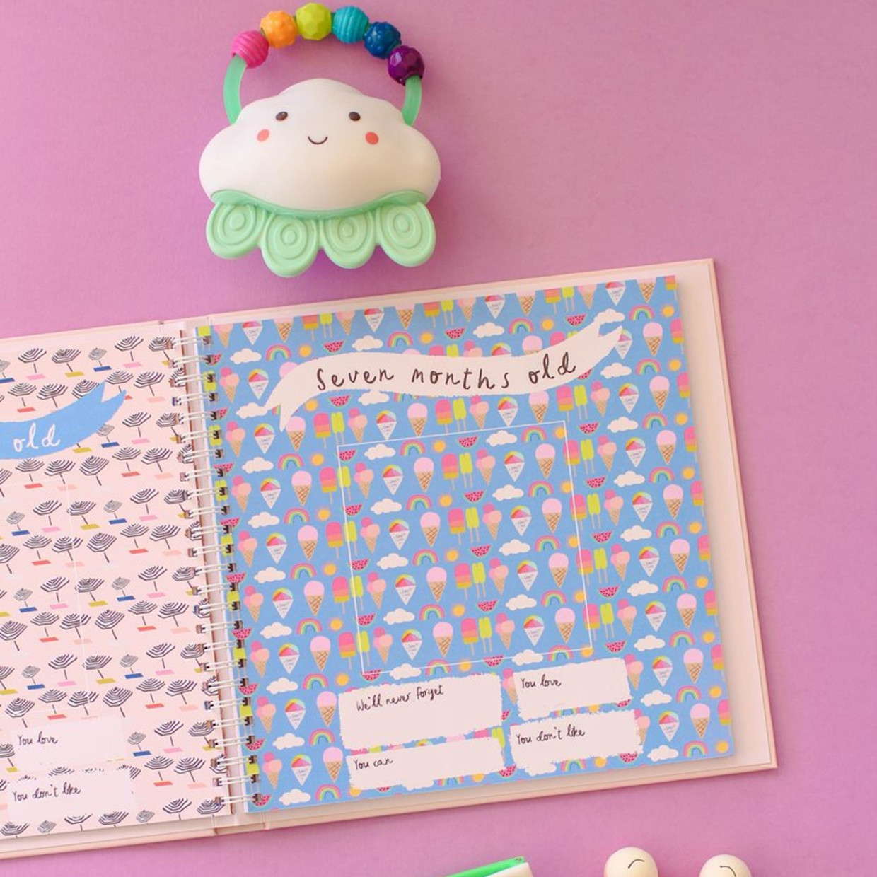 Lucy Darling Baby's First Year Memory Book - Little Beach Babe.