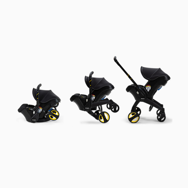 Doona Infant Car Seat & Stroller - Midnight Edition.